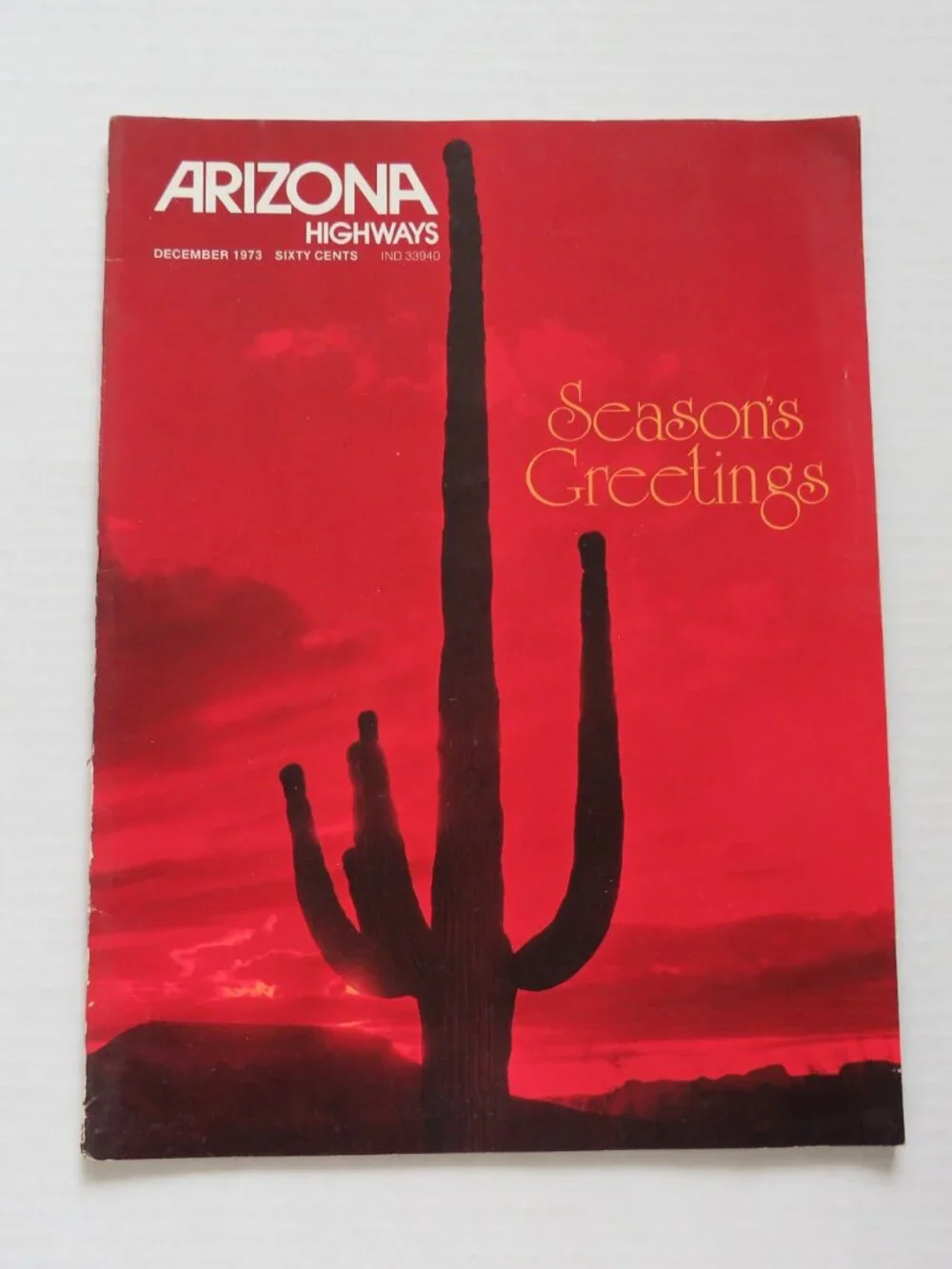 Arizona Highways Vintage Magazines Season’s Greetings 7 issues 1973-1983